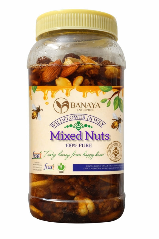 Mixed Nuts in Wildflower Honey – 500g